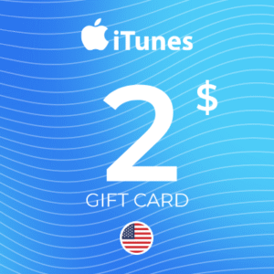 Apple iTunes Gift Card 2 USD Key - UNITED STATES